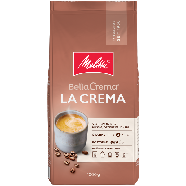 Melitta® BellaCrema® LaCrema, Kaffeebohnen, 1000g