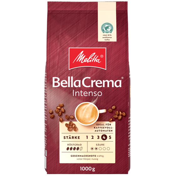 Melitta® BellaCrema® Intenso, Kaffeebohnen, 1000g